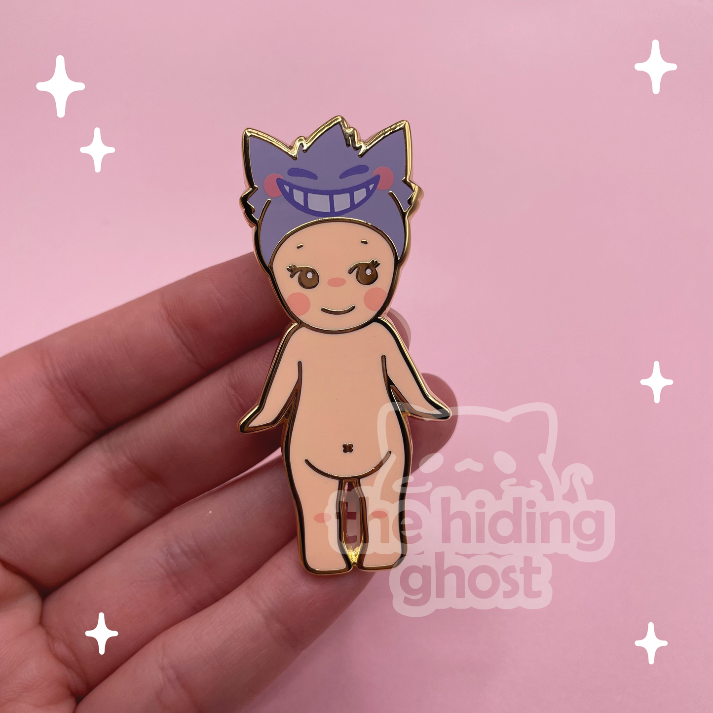 Spooky Angel - Gengar Enamel Pin