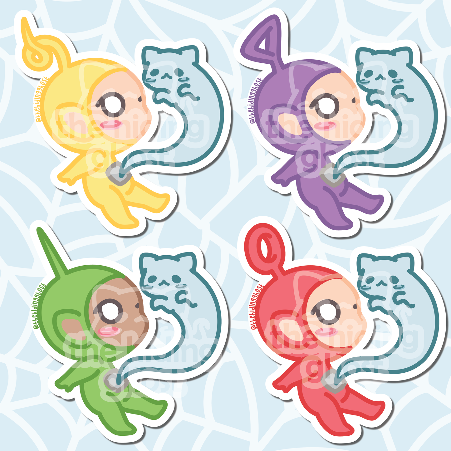 Spooky-tubbies Stickers