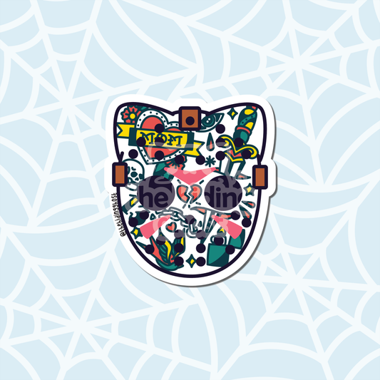 Spooky Masks Stickers