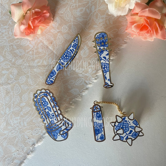 Ceramic Knife Enamel Pin