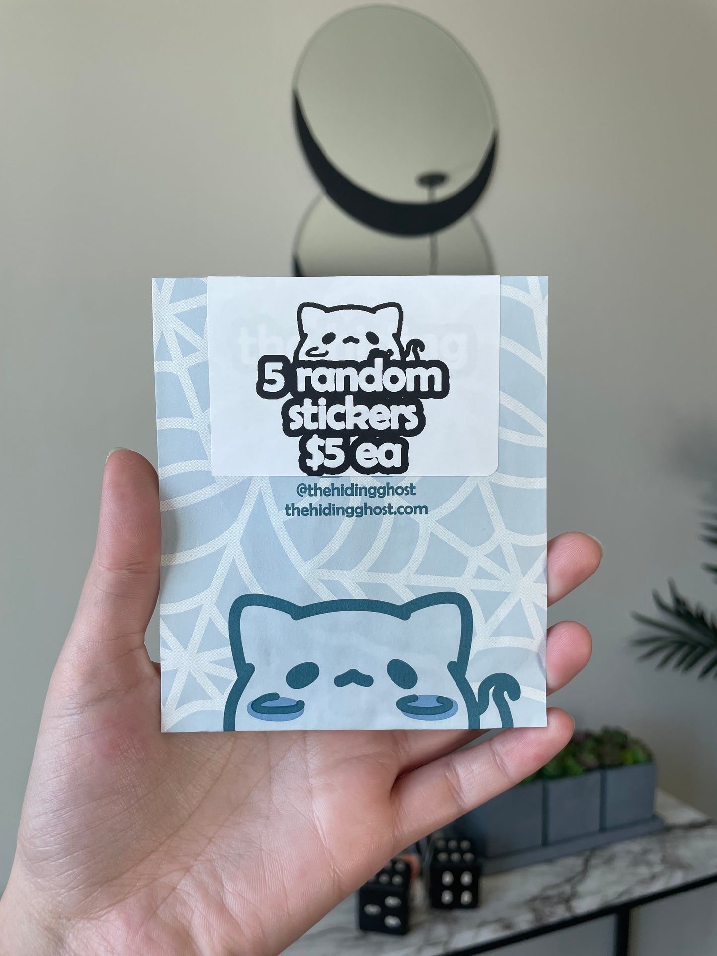 5 Random Cute Spooky Stickers