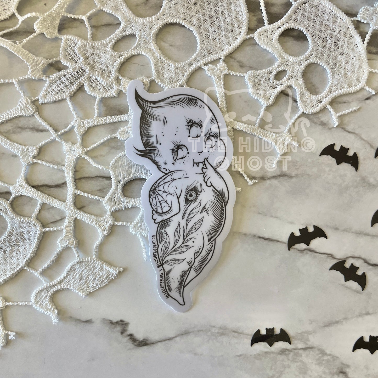 Tattooed Kewpie Doll Stickers