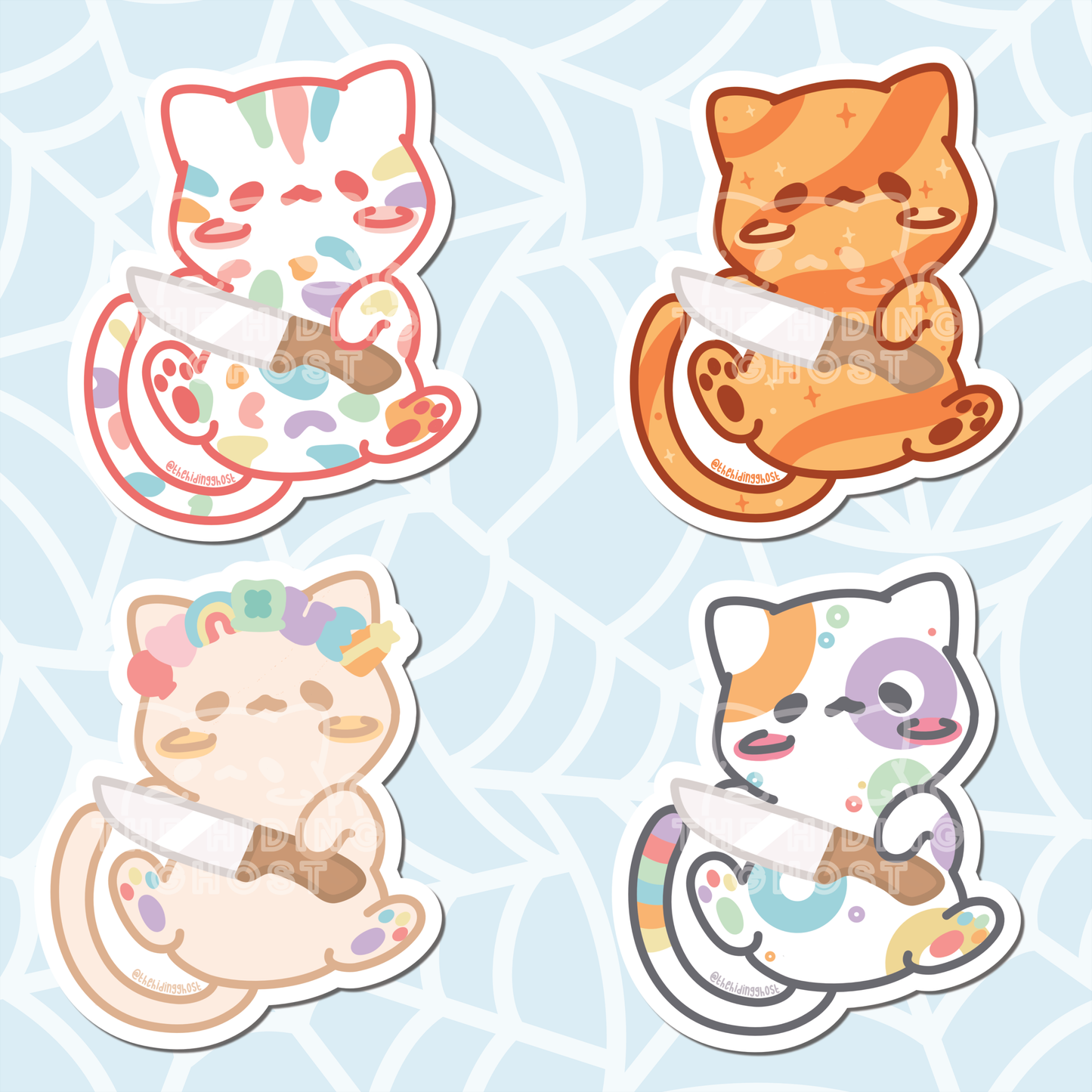 Cereal Killer Kitty Stickers