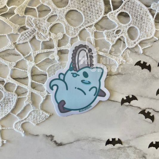 Chainsaw Ghost Cat Stickers