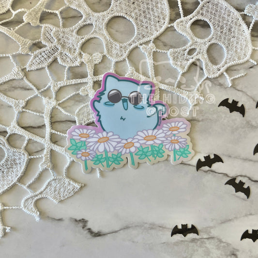 Cat Ghost Gojo Sticker