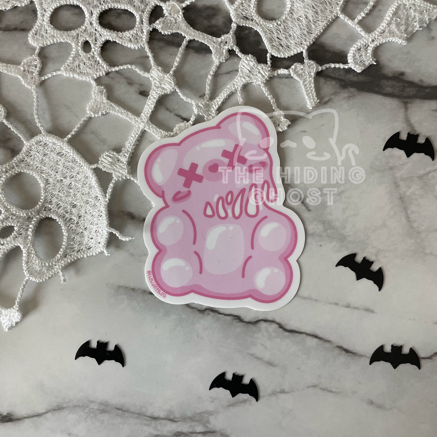 Spooky Gummy Bear Stickers