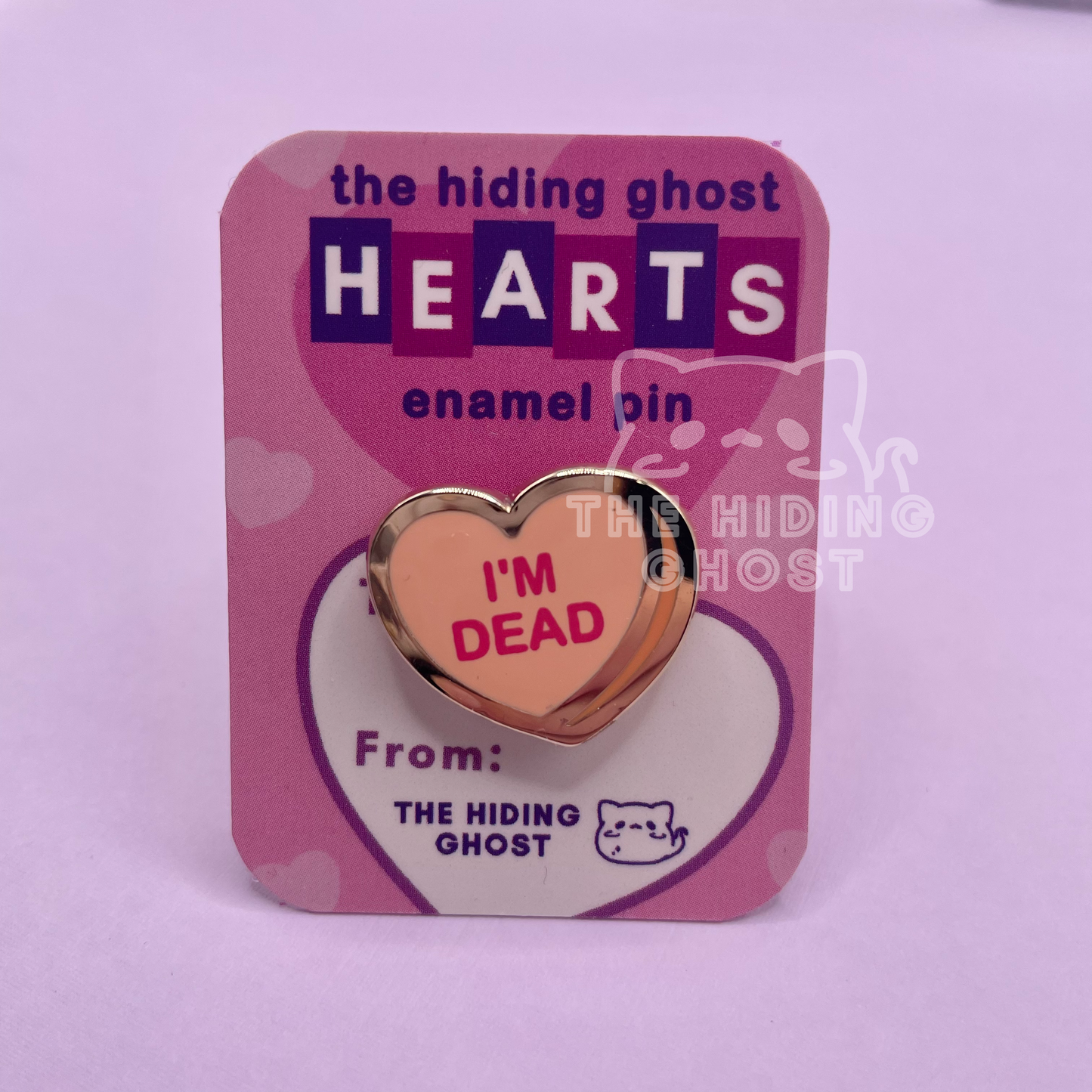 Candy Hearts Filler Enamel Pin
