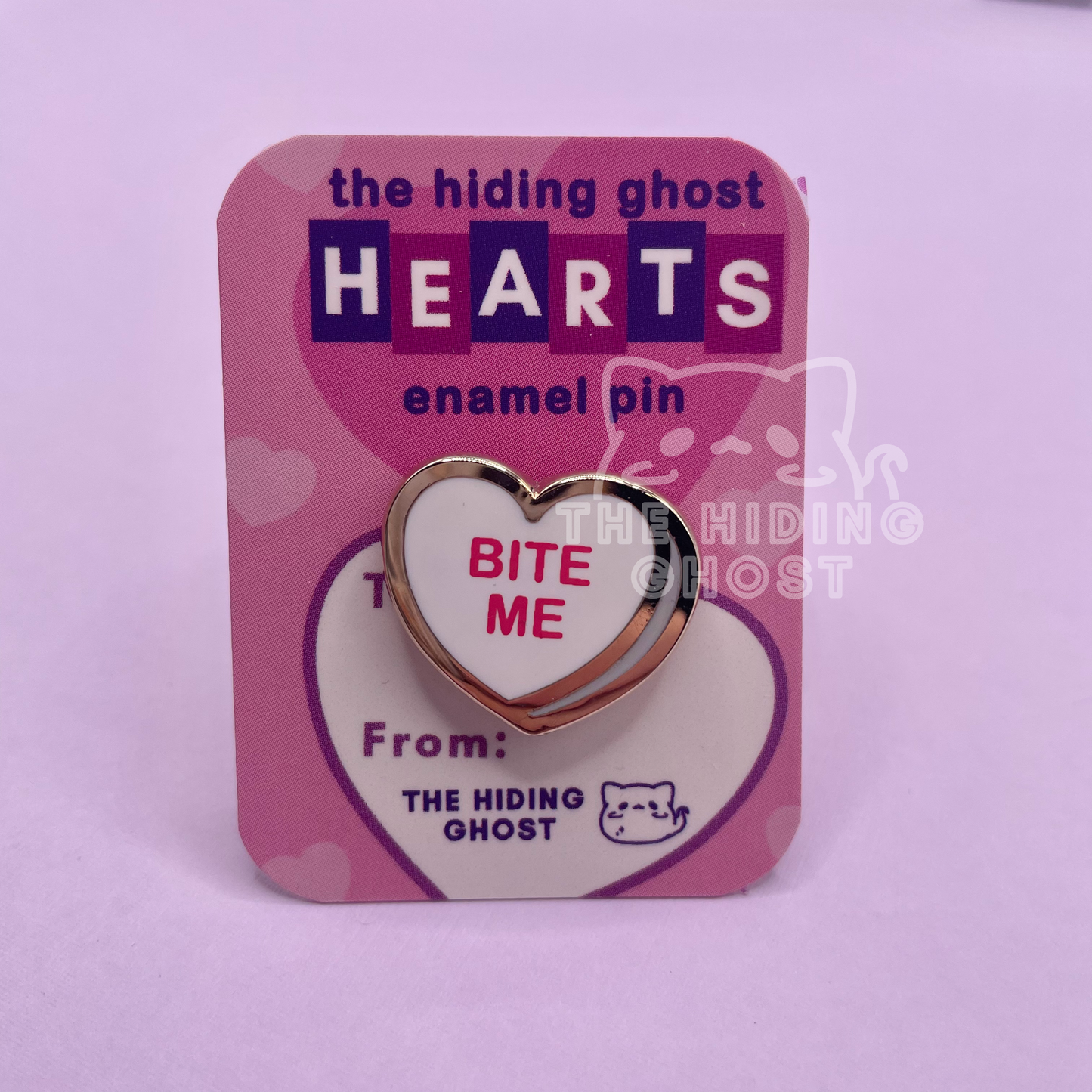 Candy Hearts Filler Enamel Pin