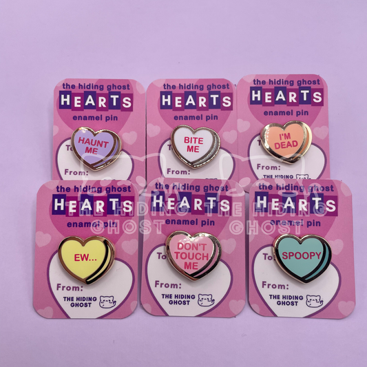 Candy Hearts Filler Enamel Pin