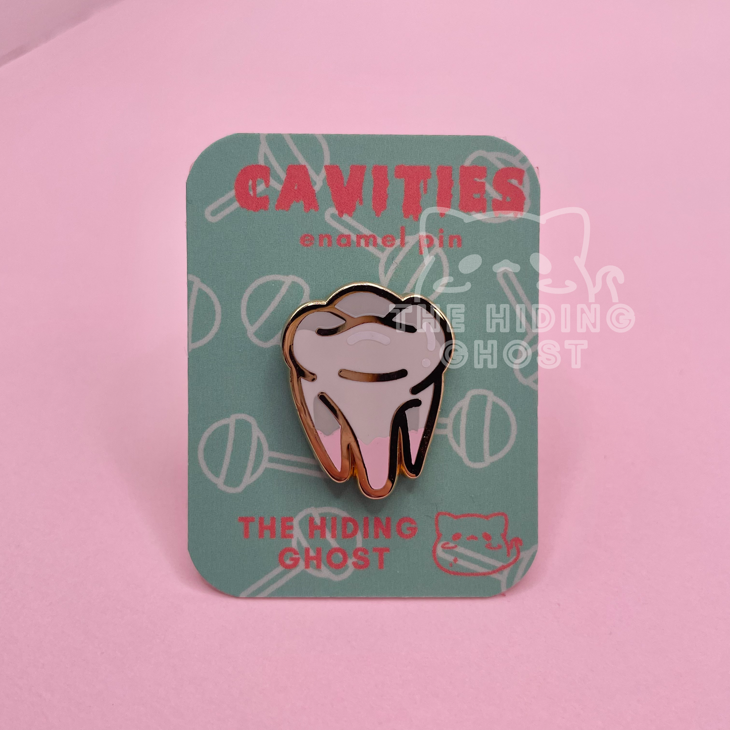 Cavities - Molar Filler Enamel Pin