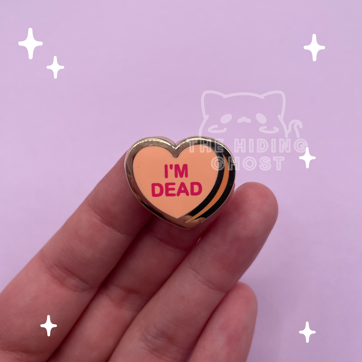 Candy Hearts Filler Enamel Pin