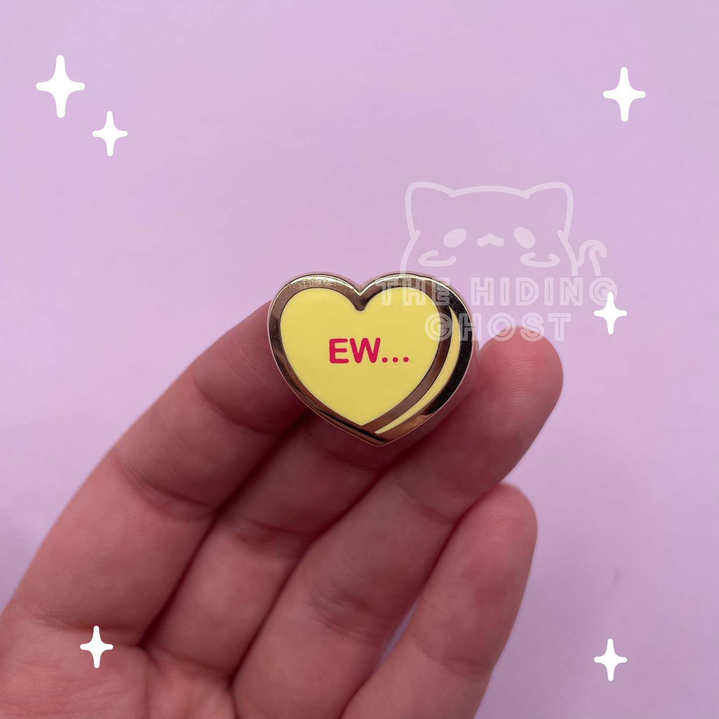 Candy Hearts Filler Enamel Pin
