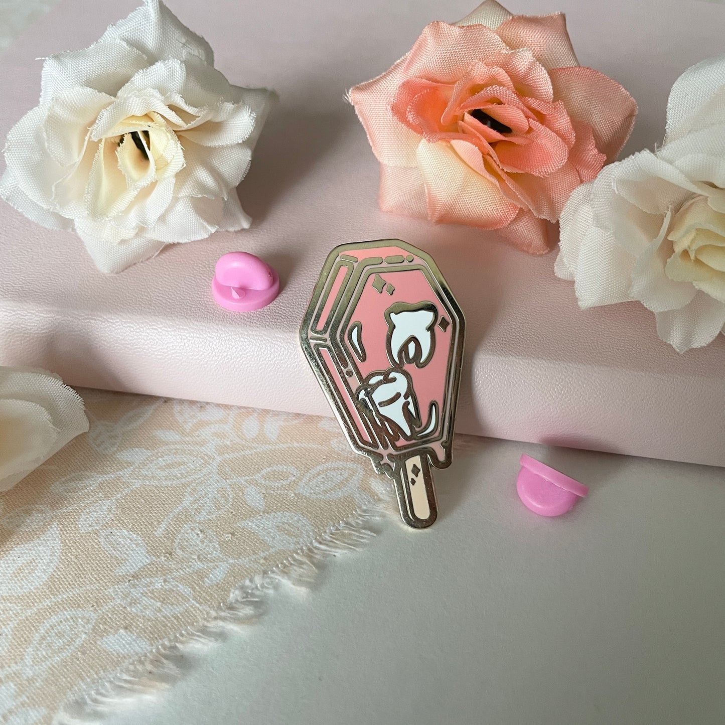 Spooky Popsicle Tooth Enamel Pin