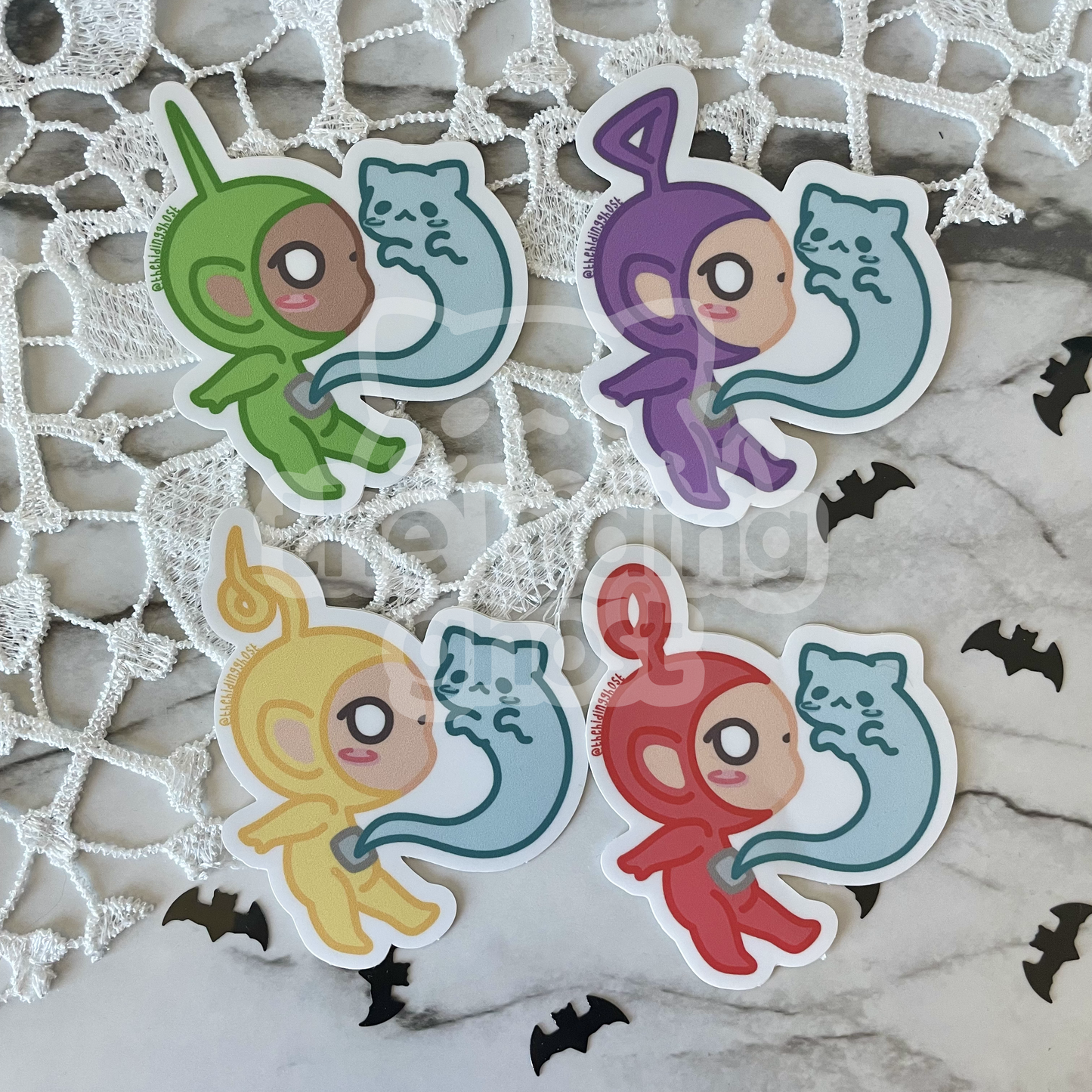 Spooky-tubbies Stickers