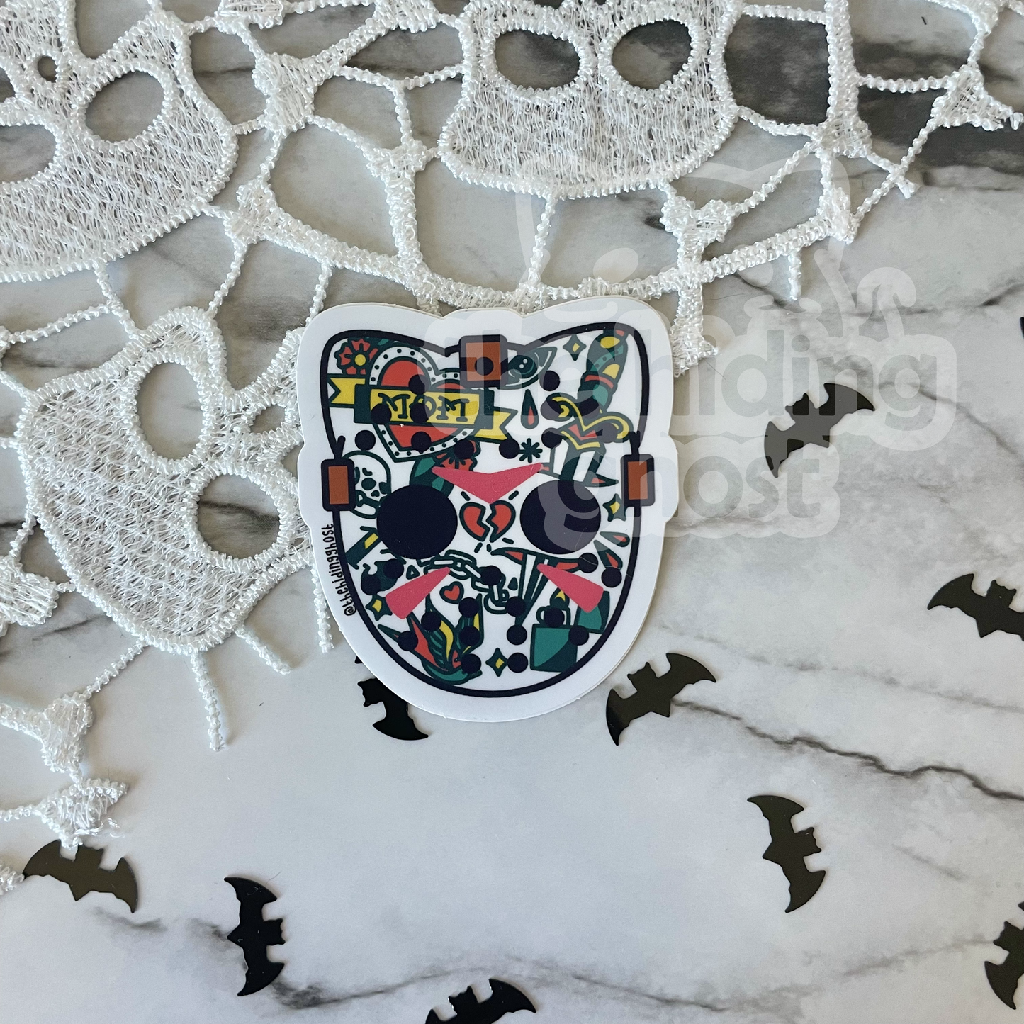 Spooky Masks Stickers