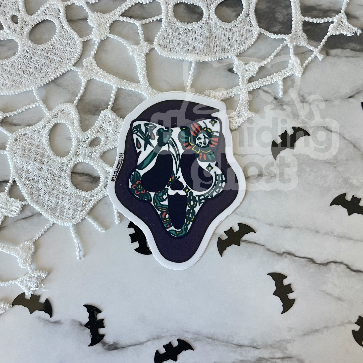 Spooky Masks Stickers