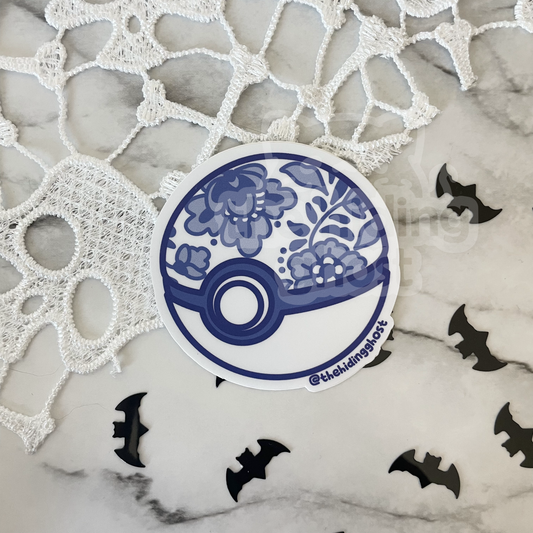 Ceramic Pokeball Sticker