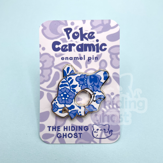 Ceramic Cubone Enamel Pin