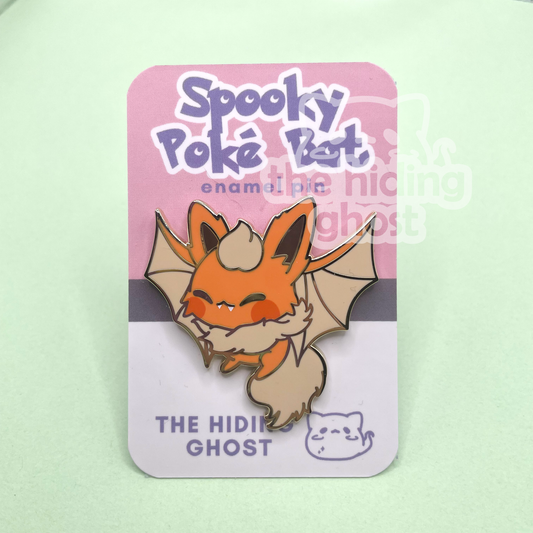 Bat Flareon Enamel Pin