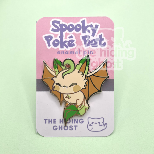 Bat Leafeon Enamel Pin
