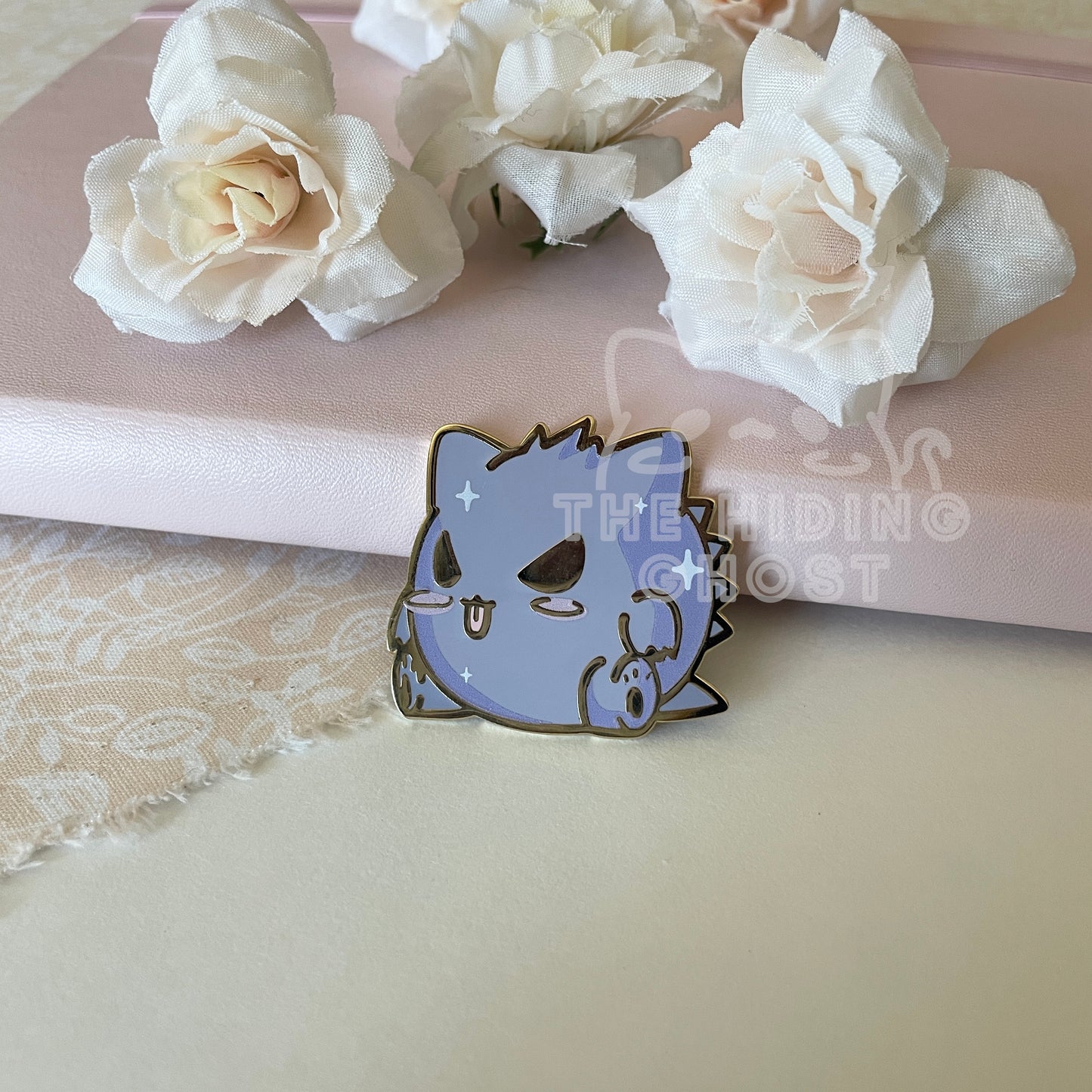 Ghost PokeCat Gengar Enamel Pin