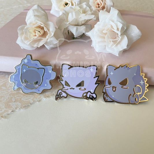 Ghost PokeCat Gengar Enamel Pin