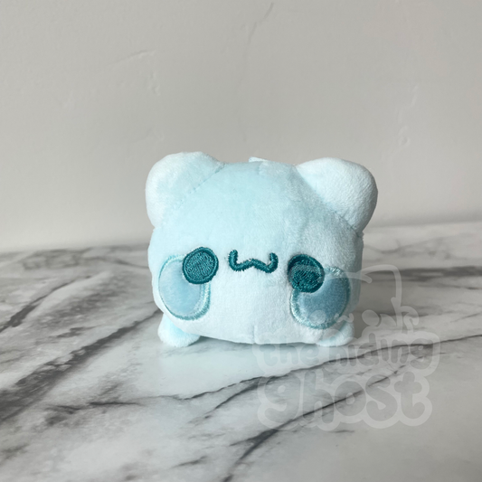 Cat Ghost Plush Keychain