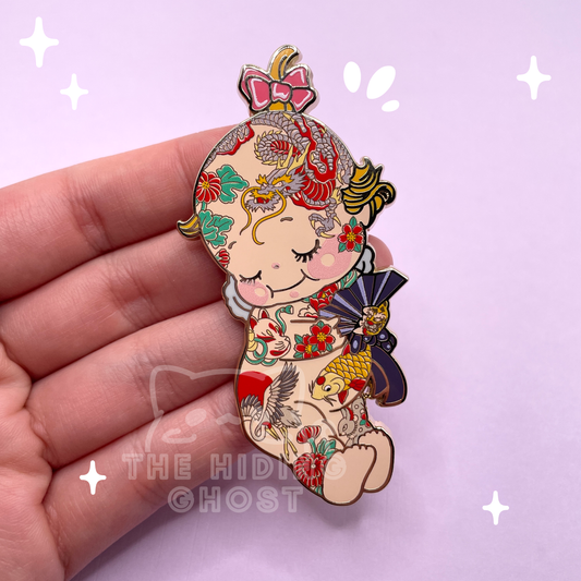 Mathilda's Kewpie Doll Enamel Pin