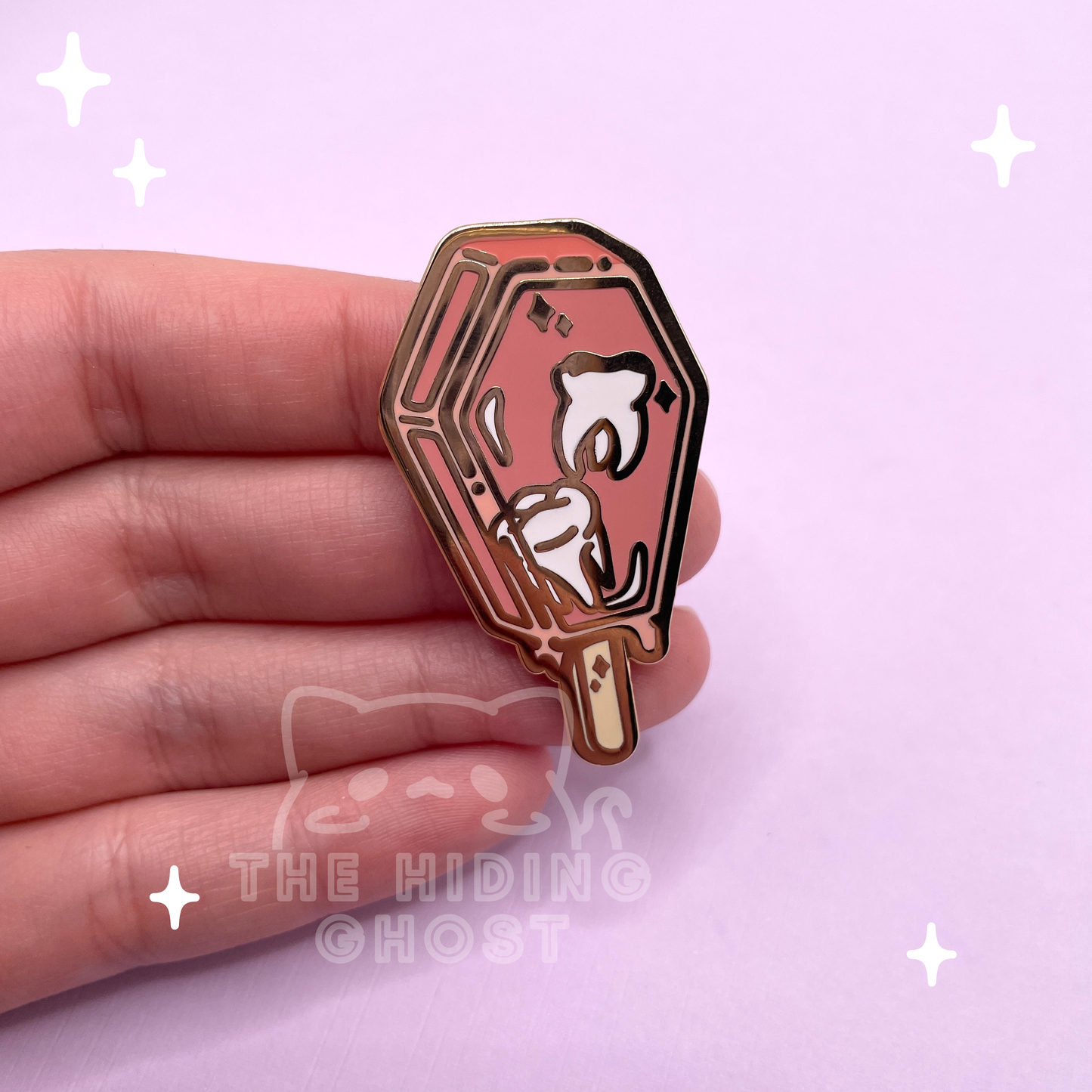 Spooky Popsicle Tooth Enamel Pin