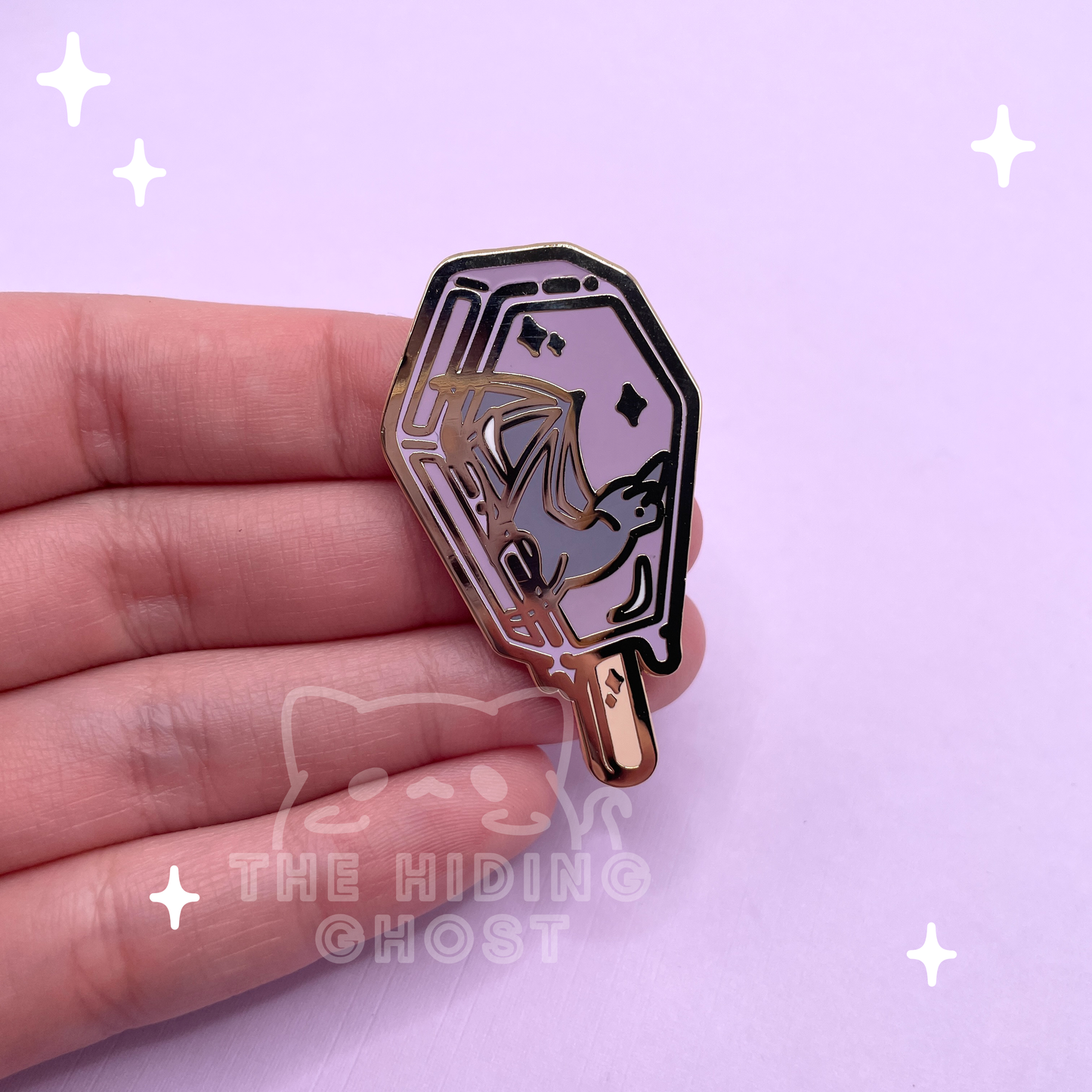 Spooky Popsicle Bat Enamel Pin