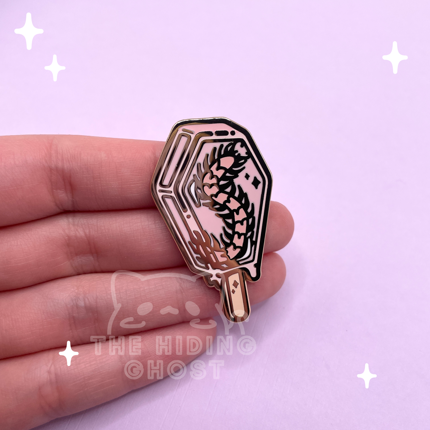 Spooky Popsicle Centipede Enamel Pin