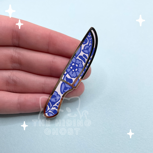 Ceramic Knife Enamel Pin