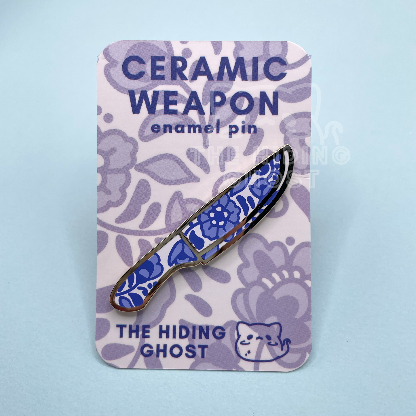 Ceramic Knife Enamel Pin