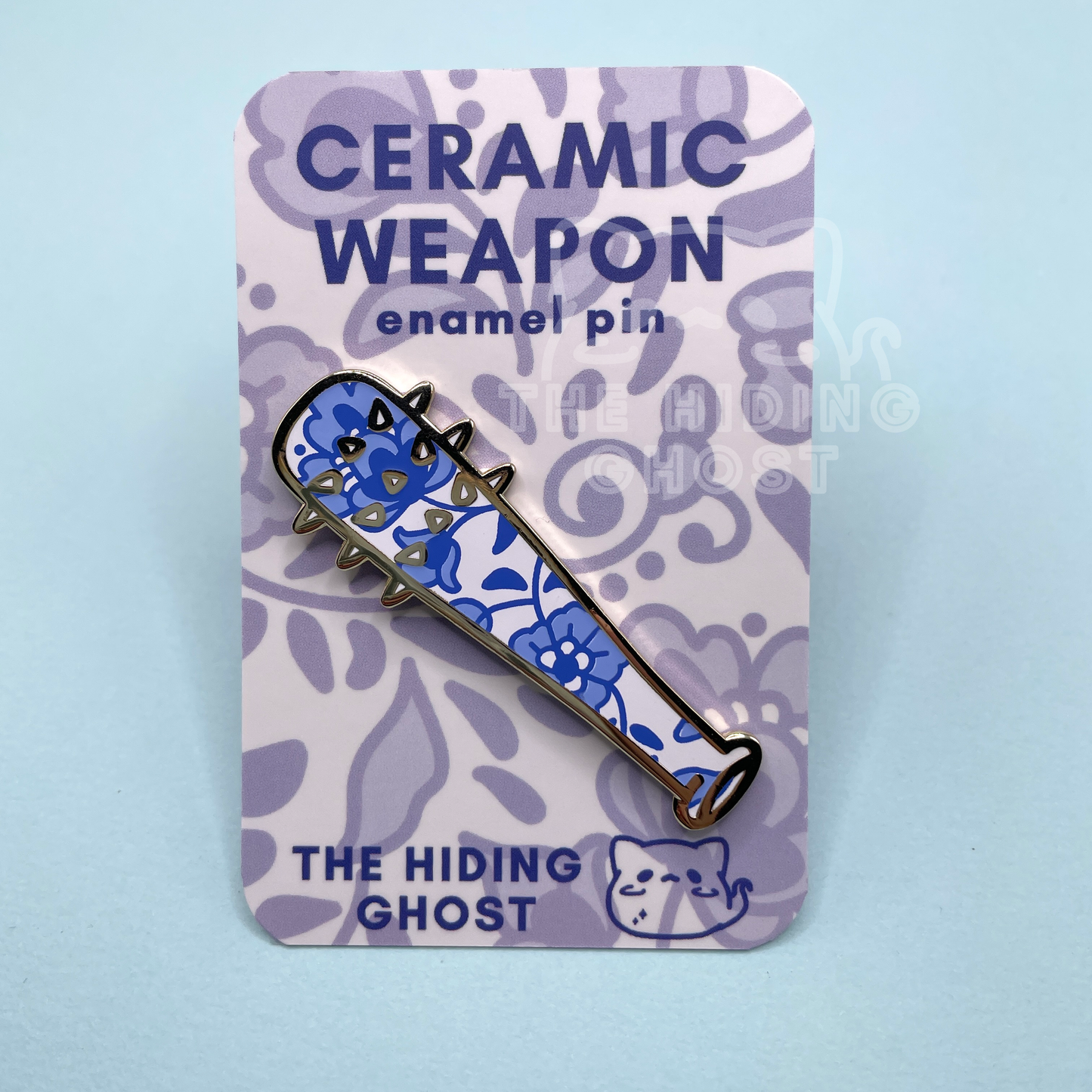 Ceramic Bat Enamel Pin