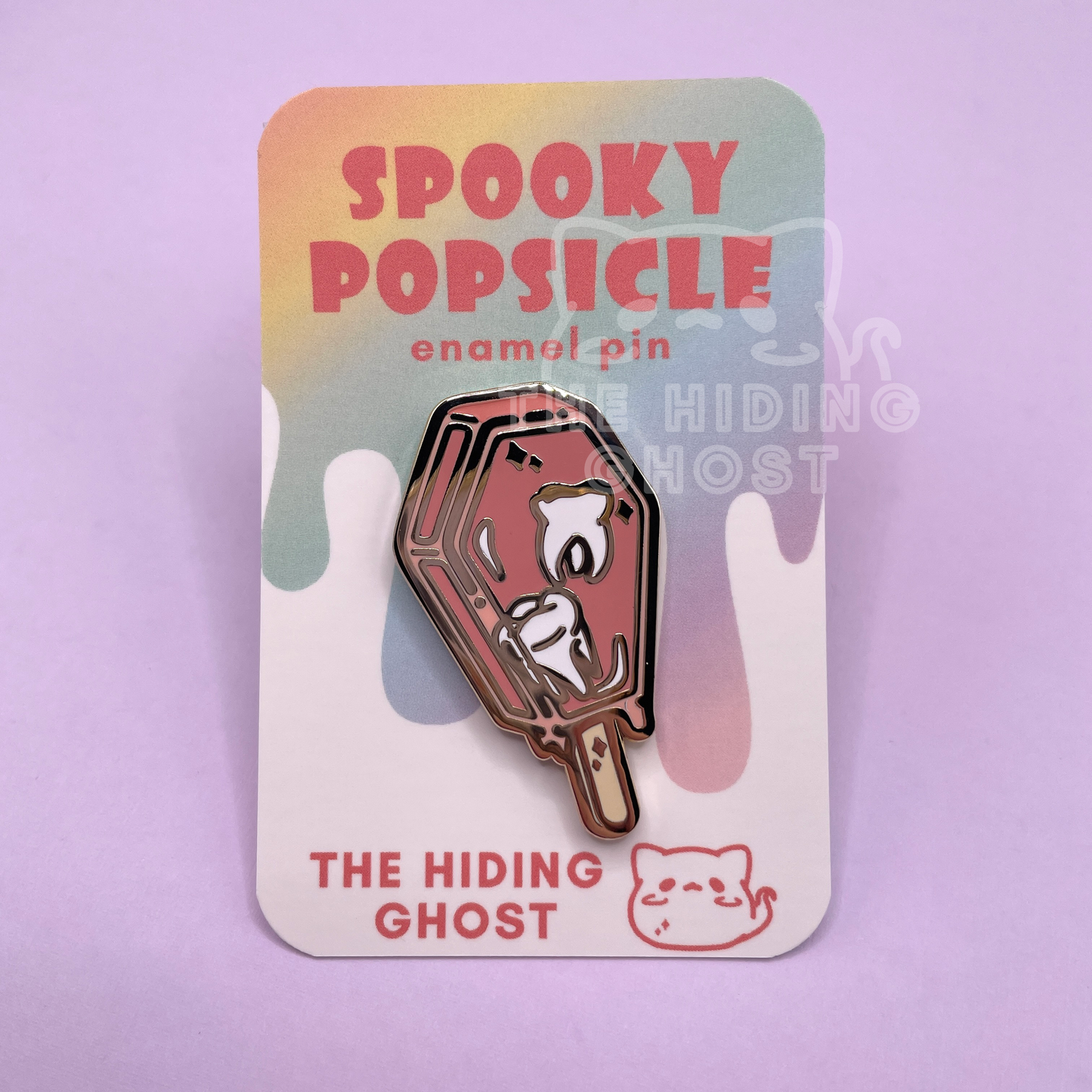 Spooky Popsicle Tooth Enamel Pin
