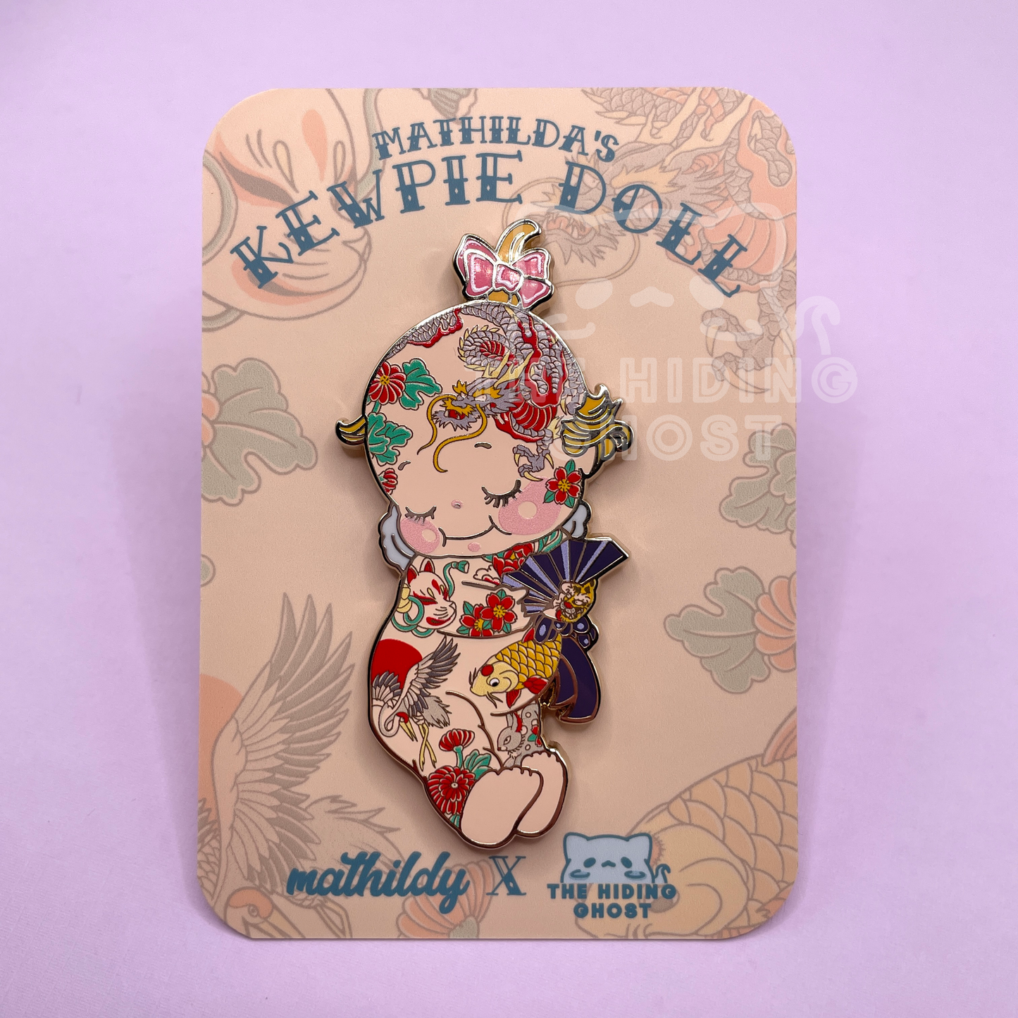 Mathilda's Kewpie Doll Enamel Pin