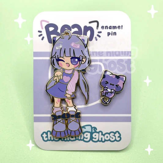 Bean Girl Enamel Pin Set