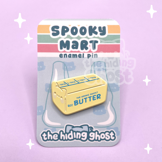 Cat Butter Dyed Metal Pin