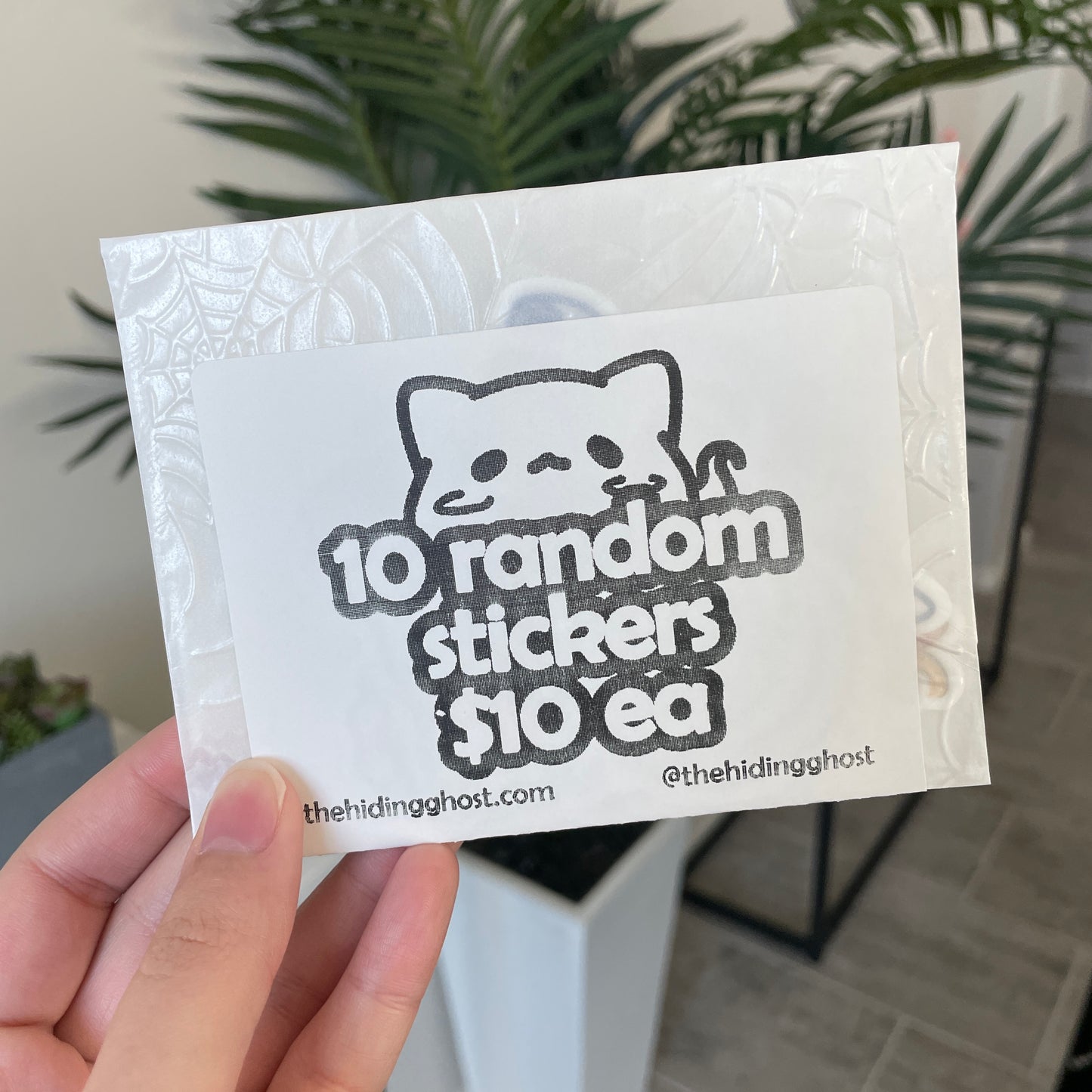 10 Random Cute Spooky Stickers