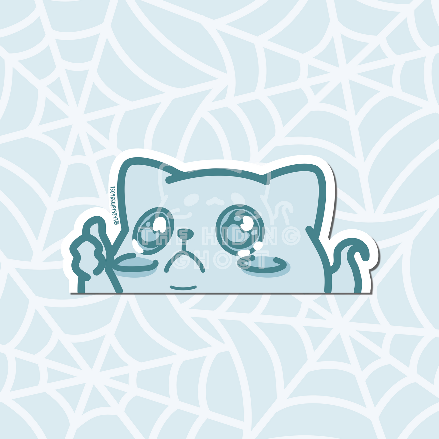 Mance Cat Ghost Sticker
