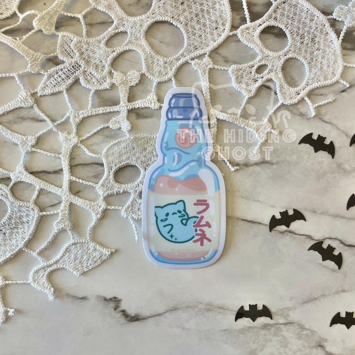 Cute Spooky Drinks Die Cut Stickers