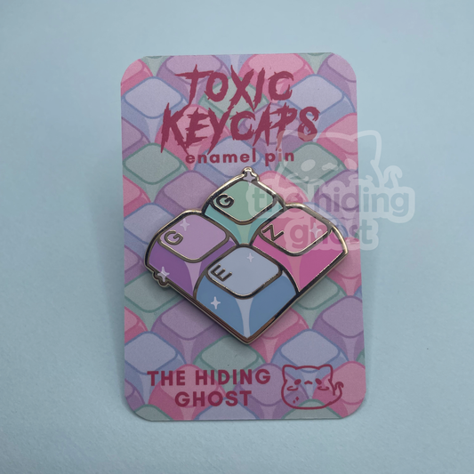 Toxic Keycaps Enamel Pin