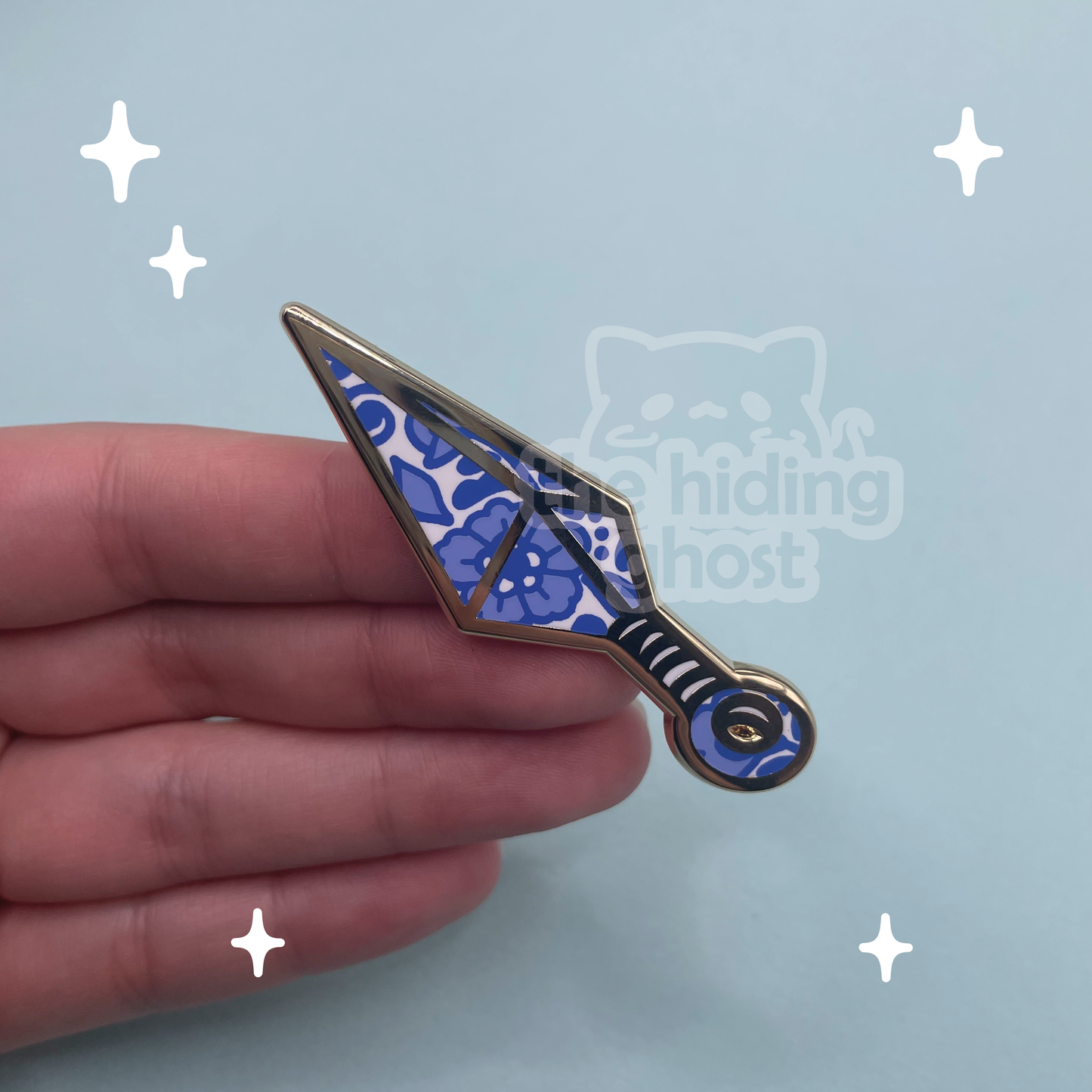 Ceramic Kunai Enamel Pin
