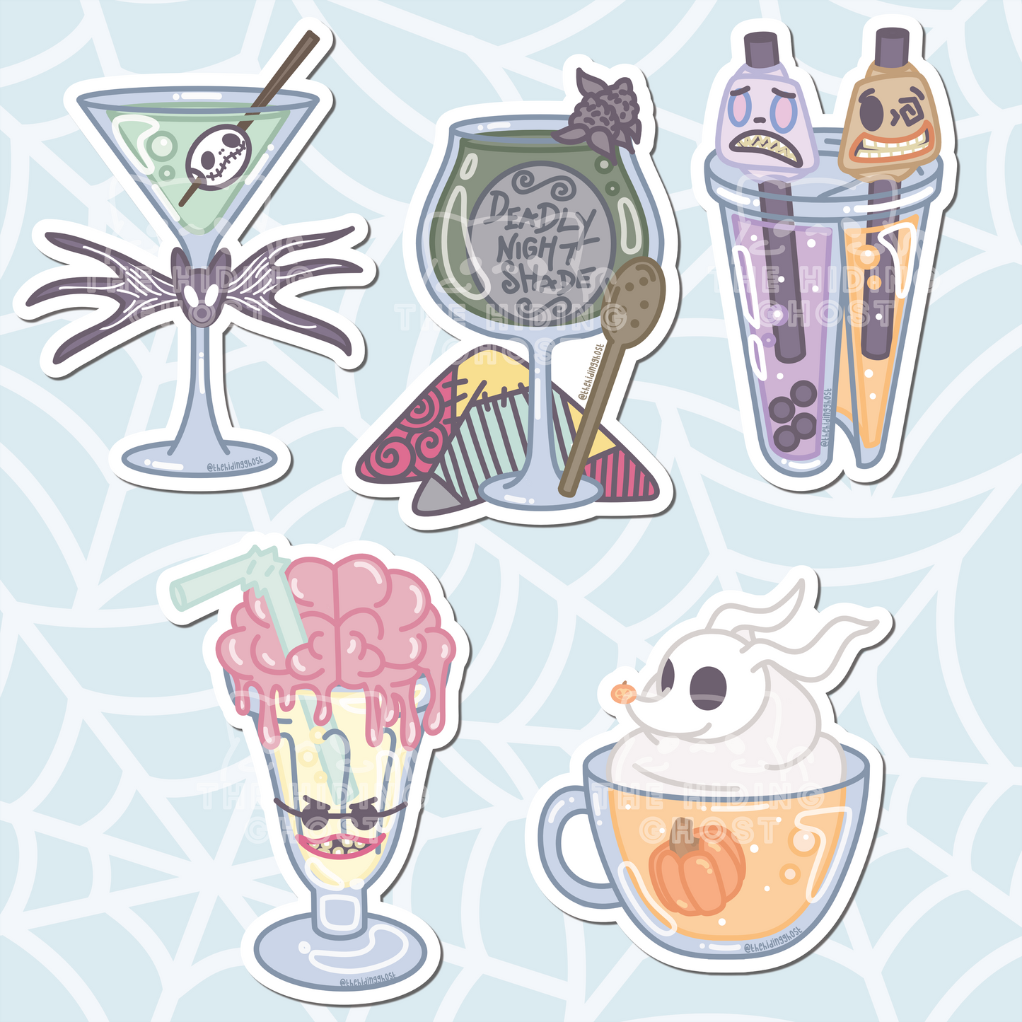Cute Nightmare Die Cut Stickers