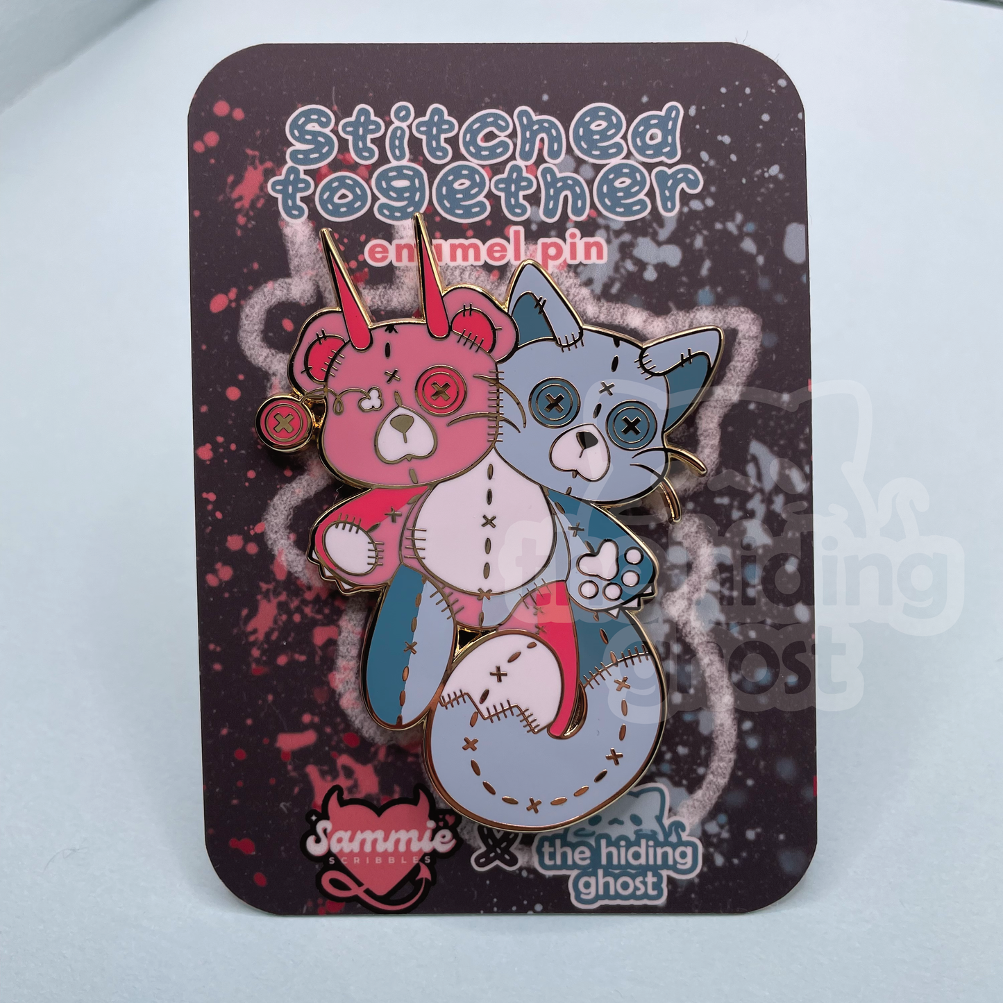 Stitched Together Enamel Pin