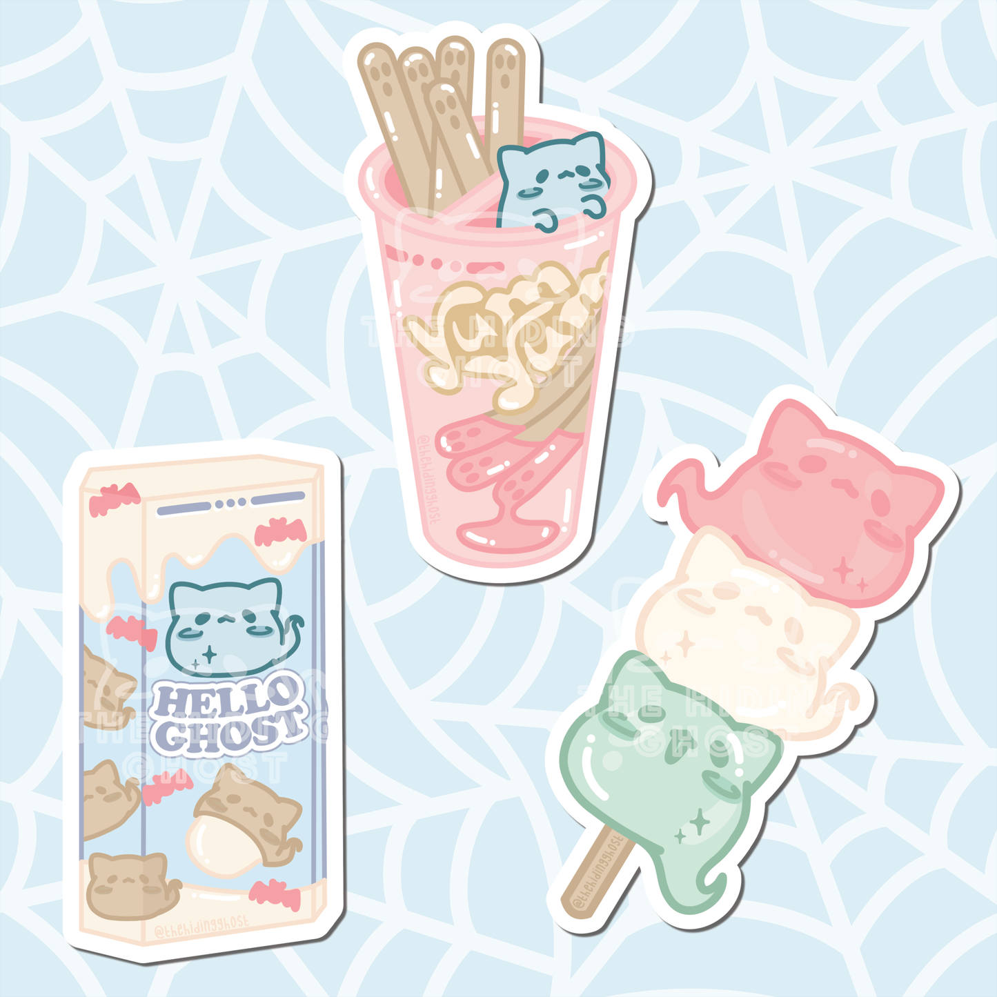 Cute Spooky Treats Die Cut Stickers