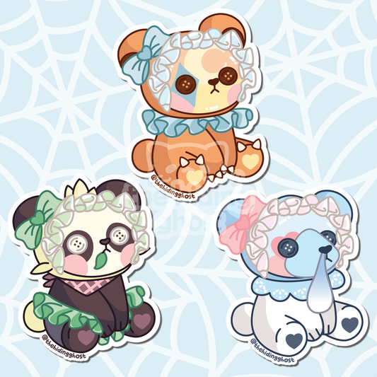 Lace PokeBear Stickers