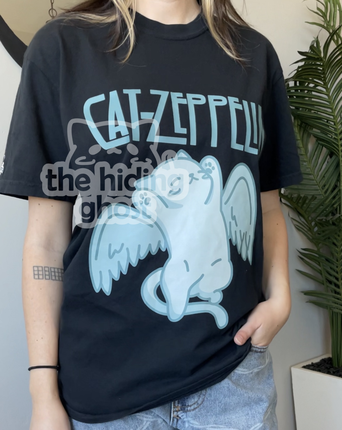 Cat Zeppelin T Shirt