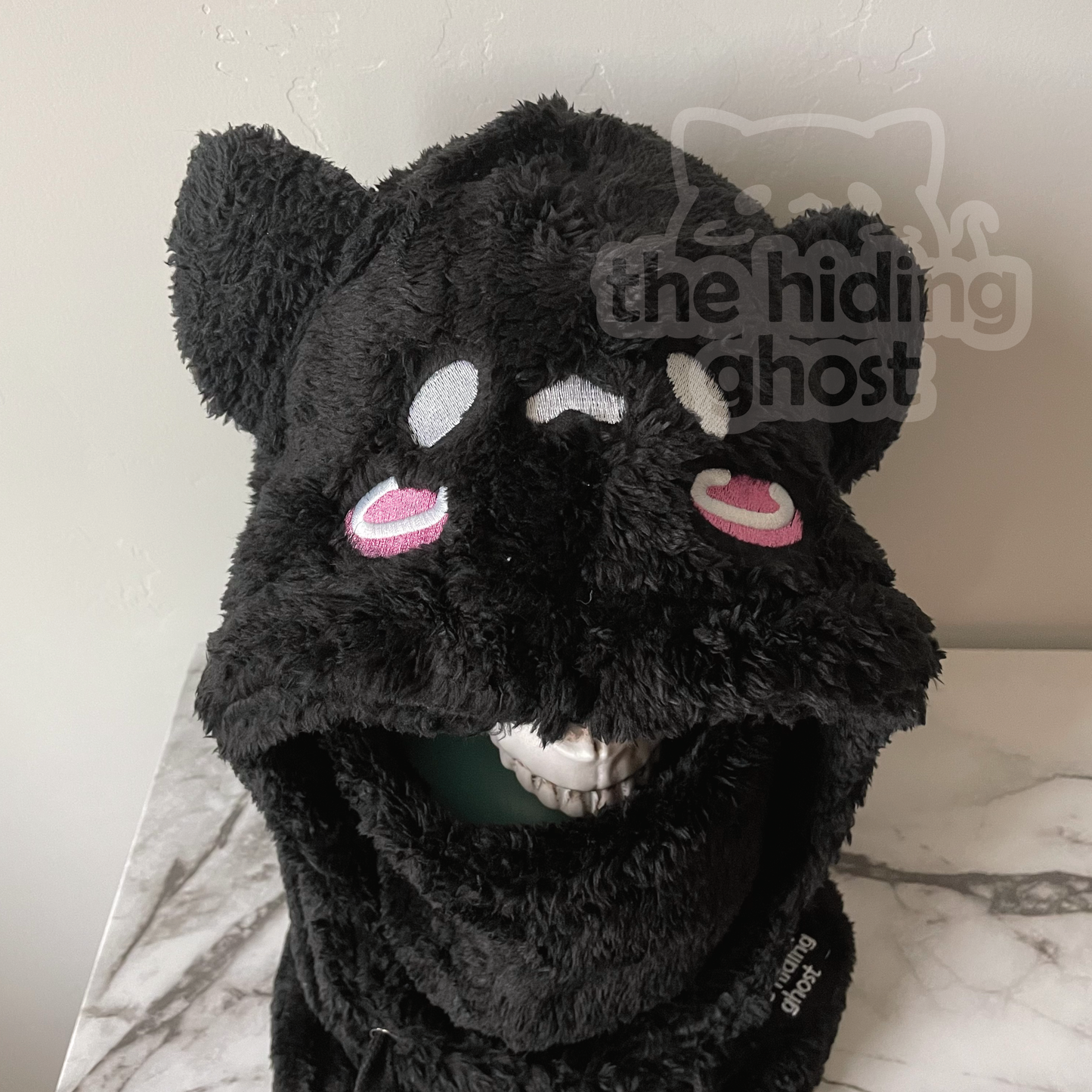 Black Cat Ghost Sherpa Balaclava