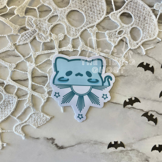 Filipino Cat Ghost Sticker